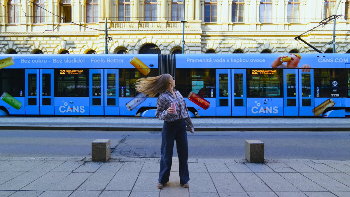 drinkcans's tweet photo. Praha, tramvaj, metro, CANS. 👀🚉

Naše nová kampaň v pražské MHD je venku - od polepené tramvaje až po dynamické formáty v tunelech metra.

Celá vznikla kompletně in-house.

Kde jste nás už potkali? 💬 https://t.co/7y8nXKH9fv