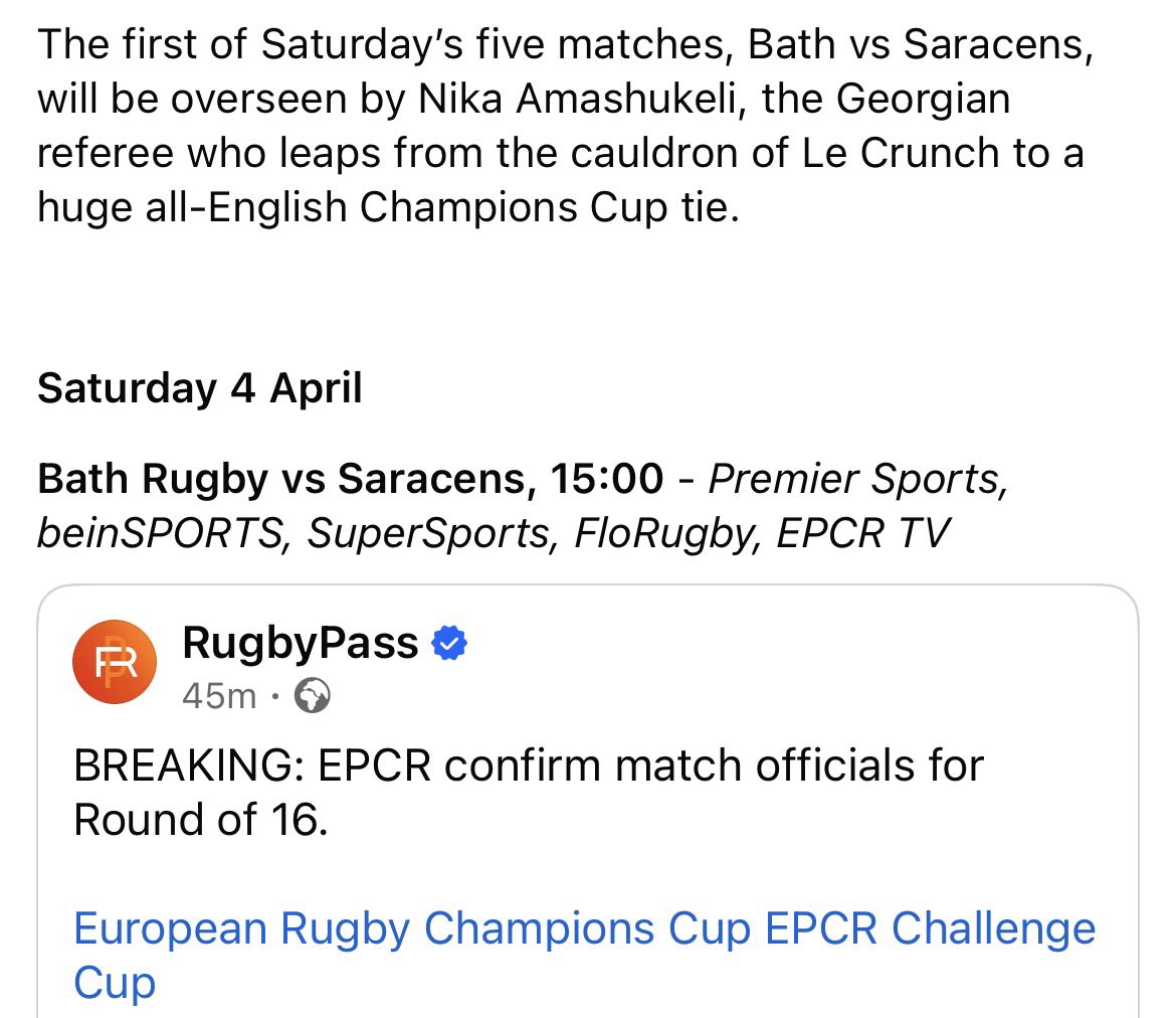 Bath Supporters tweet media