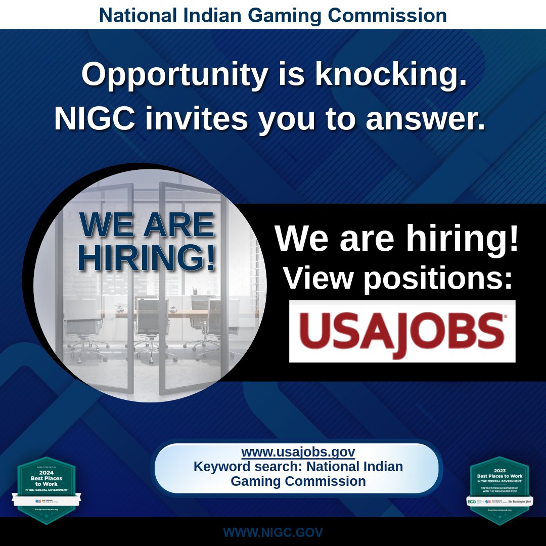 National Indian Gaming Commission tweet media