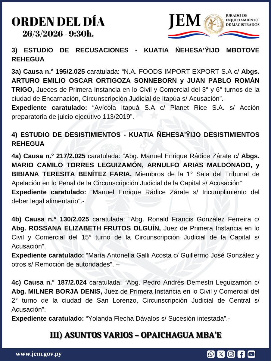 Jurado de Enjuiciamiento de Magistrados tweet media