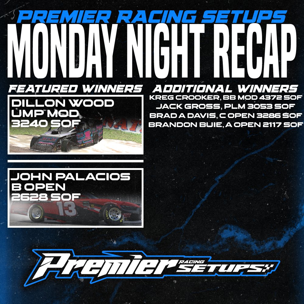 Premier Racing Setups tweet media