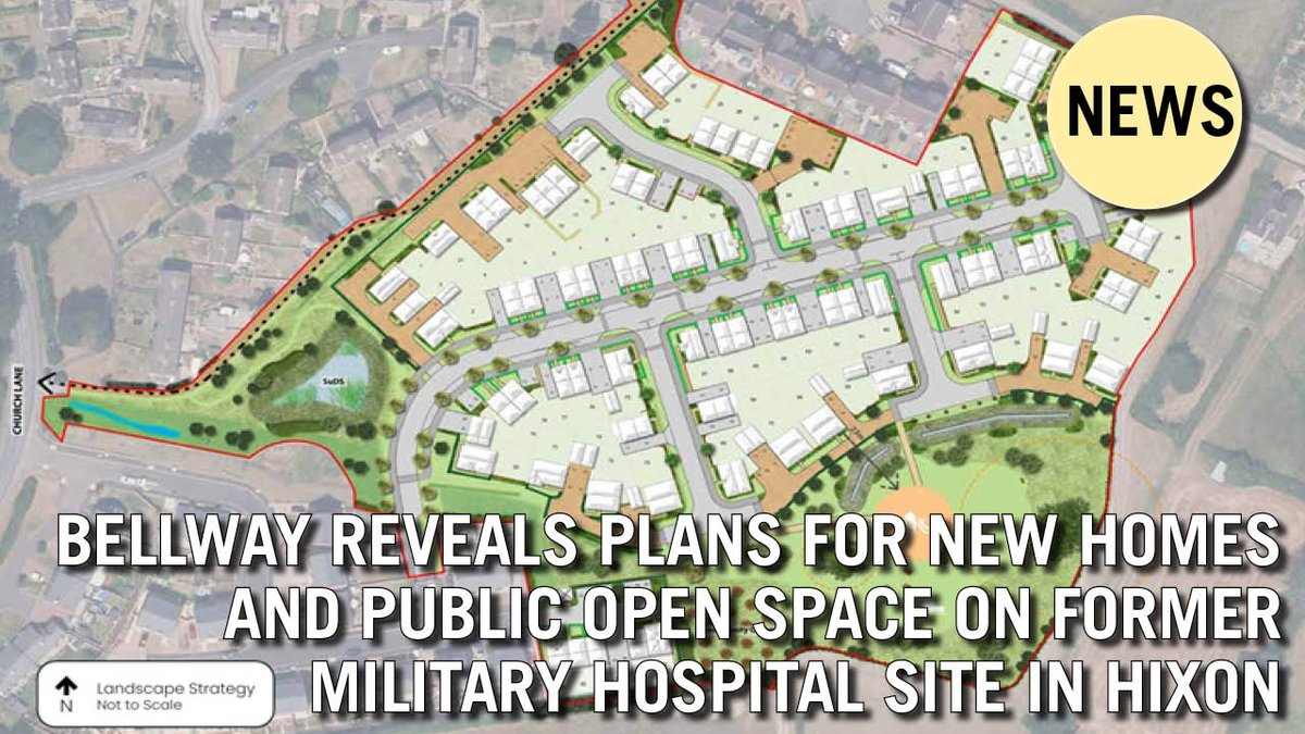 Housebuilderdev's tweet image. Bellway is set to transform the former military hospital site in Hixon into new homes and public open spaces! 🌳🏡 Read more: hbdonline.co.uk/news/bellway-r… #HousingDevelopment #Hixon #CommunityGrowth
