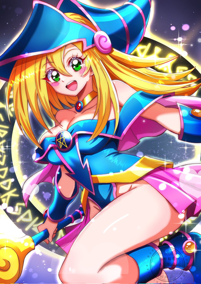 ブラック・マジシャン・ガール🪄 #OCGファンアート 一日一絵 1133日目