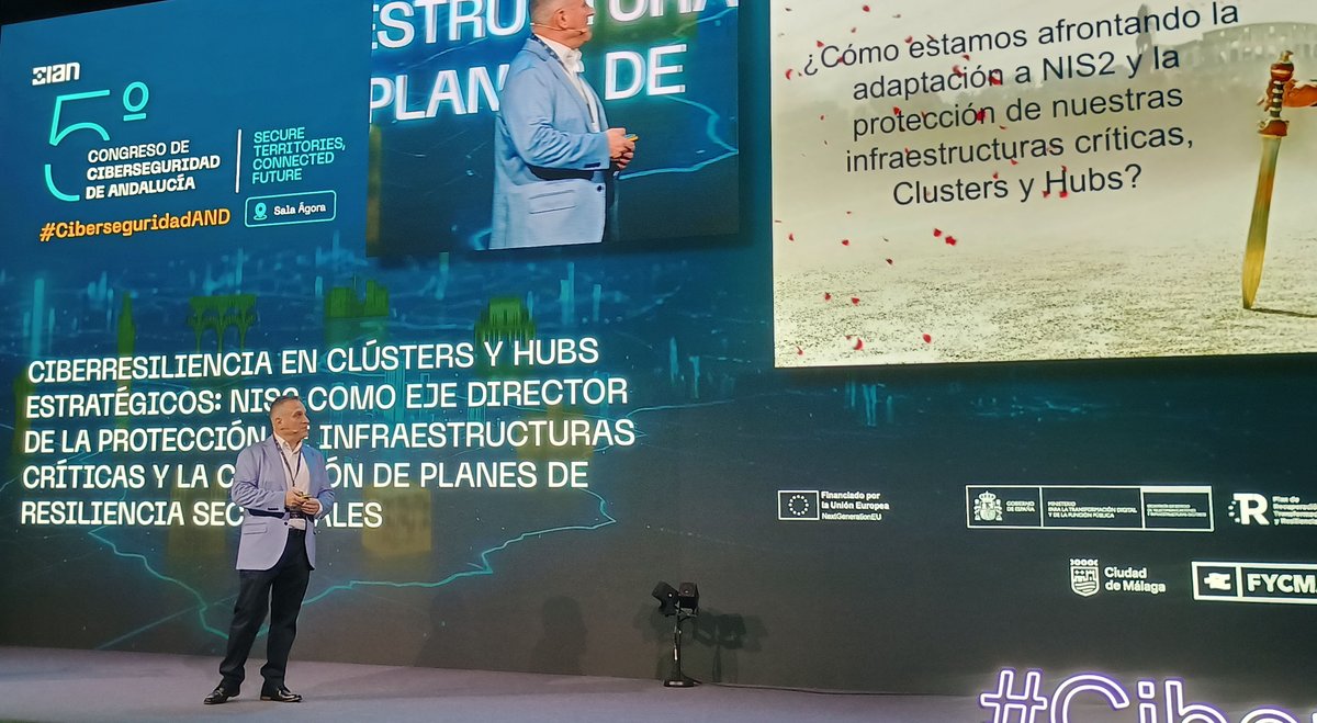 infoGMV_es's tweet photo. En #CiberseguridadAND, GMV propone un #ModeloProtecciónIntegralClusters #MPIC, basado en la coordinación entre empresas y administraciones para reforzar la #resiliencia de los servicios esenciales en Europa, alineado con la directiva #NIS2.
 https://t.co/RCuLi6Oaio https://t.co/VKm5aD0Fa3