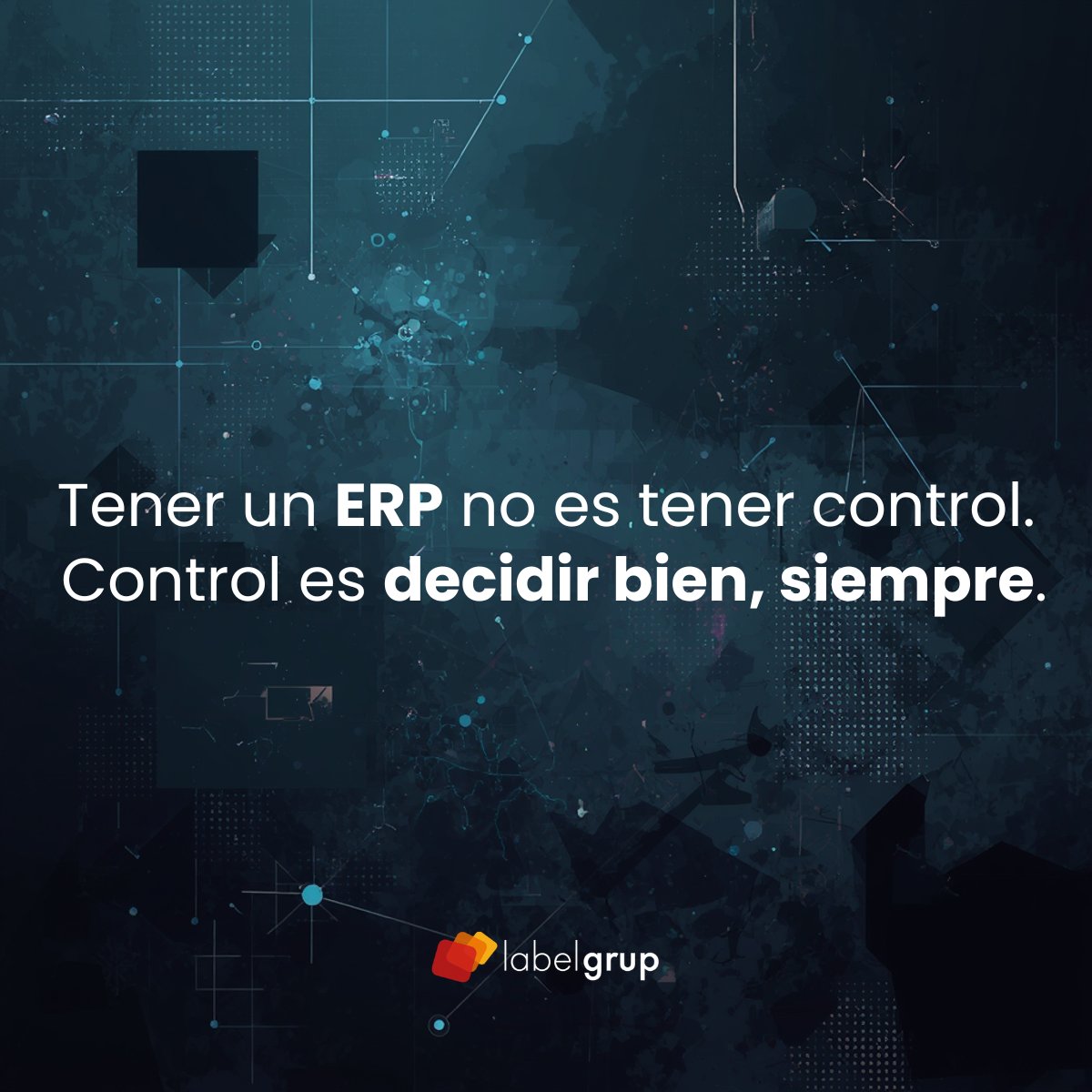 Labelgrup's tweet photo. Tener un ERP no es tener control ❌

El control llega cuando conecta, decide y escala 🔗🧠📈

Tecnología que no limita, sino que da claridad y control 🎯

Ahí está la diferencia ⚡

#ERP #TransformaciónDigital #Labelgrup https://t.co/vzi8qInnVS