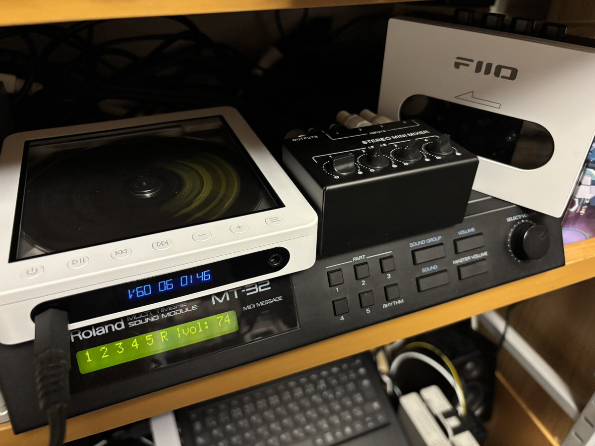 MIDIもイケる❗️
#X68000Z #ネメシス90改