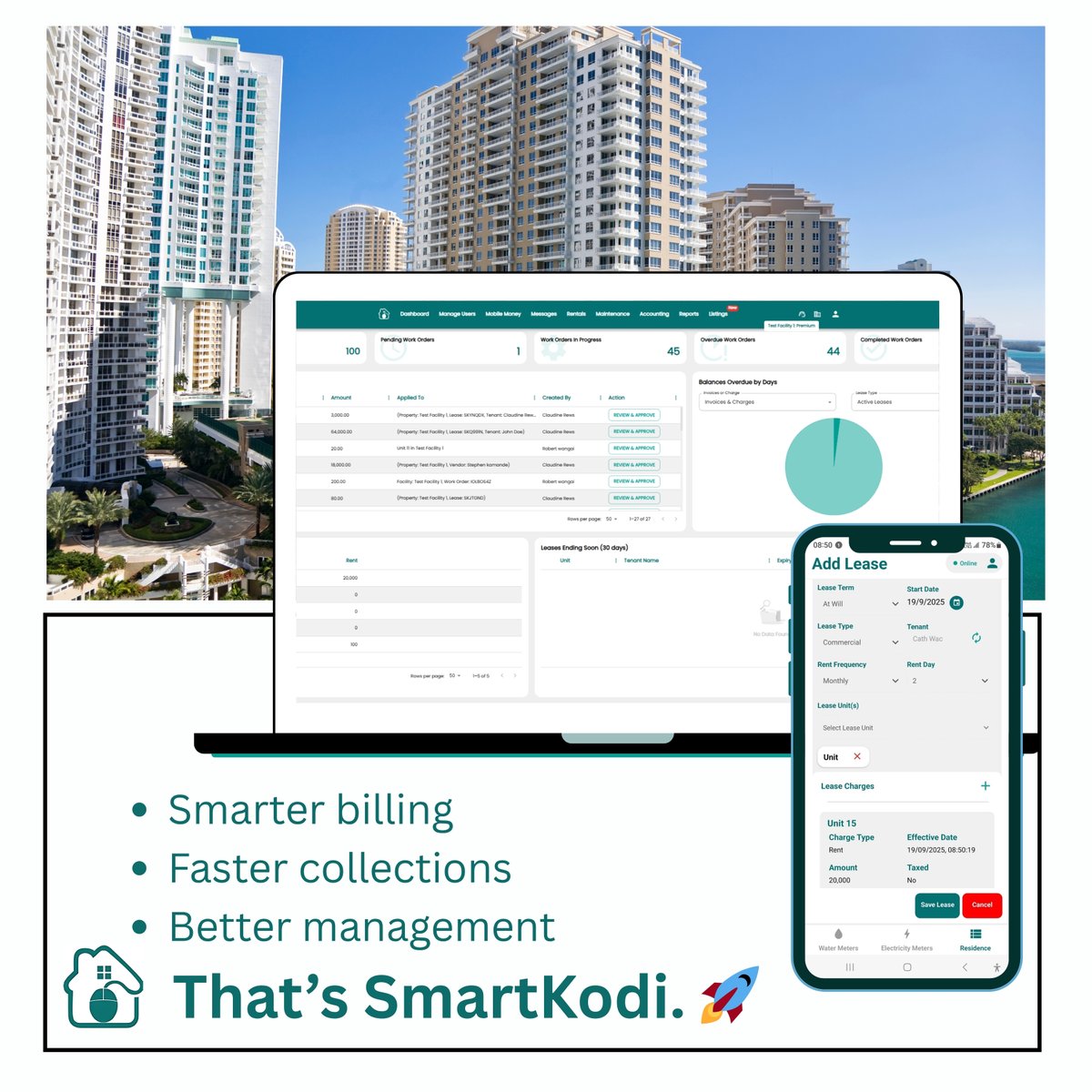SmartKodi_Ke's tweet photo. What if managing your property was actually… easy? 🤔

✔ Invoices go out automatically
✔ Payments are tracked in real-time
✔ Receipts are generated instantly

SmartKodi brings everything together:
💰 Billing
📊 Reports
⚡ Utilities
📱 Mobile tools

All in one platform.
#SmartKodi #PropTech #SmartLiving