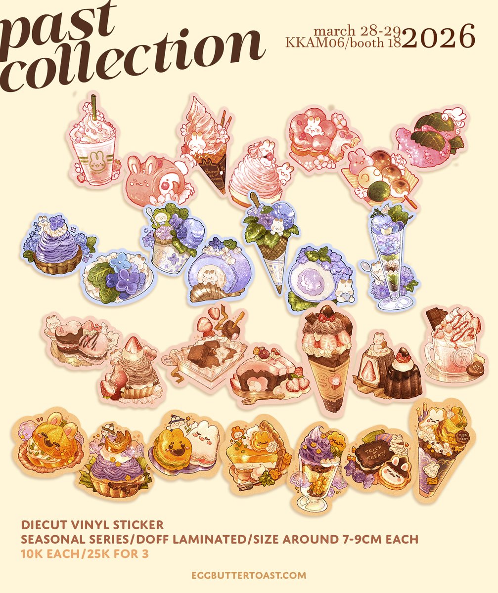 bestrollever's tweet photo. [2/3] 

#KKAM06 #KKAM #kirakiraartmarket 
New prints, older ones, and stickers! 

📌 KKAM06-Chillax Sudirman
📌 28-29 March 2026 
📌 Booth 18-eggbuttertoast https://t.co/iWnKhaQAzJ