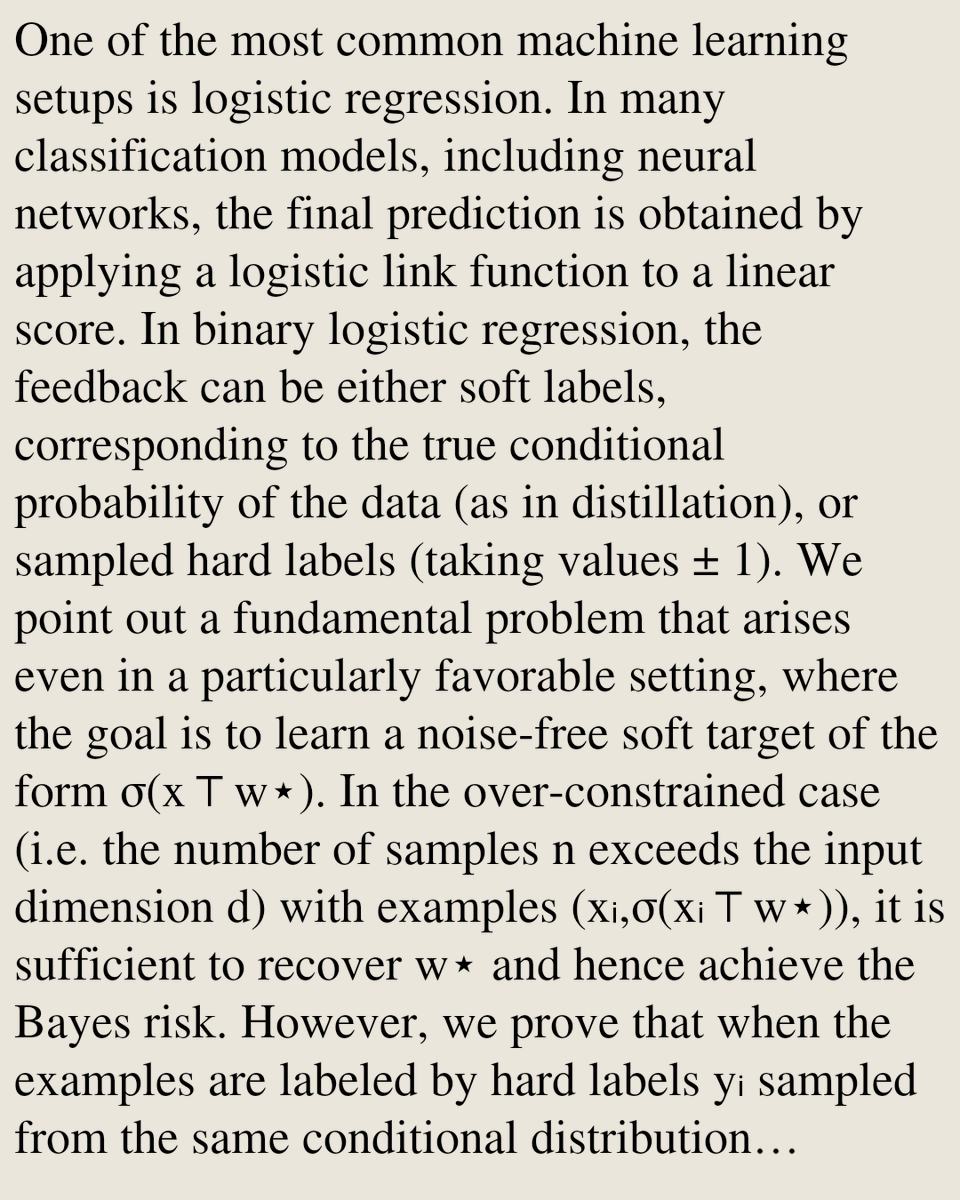 StatsPapers's tweet photo. Hard labels sampled from sparse targets mislead rotation invariant algorithms

Avrajit Ghosh, Bin Yu, Manfred Warmuth, Peter Bartlett
https://t.co/VzTX9Gf27o [𝚜𝚝𝚊𝚝.𝙼𝙻 𝚌𝚜.𝙻𝙶 𝚖𝚊𝚝𝚑.𝚂𝚃 𝚜𝚝𝚊𝚝.𝚃𝙷] https://t.co/bk2lgo0Mlj