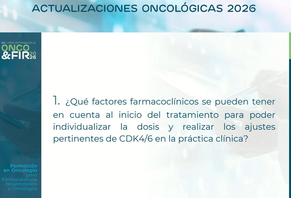 VII Curso Internacional ONCO&FIR 2026 ® tweet media