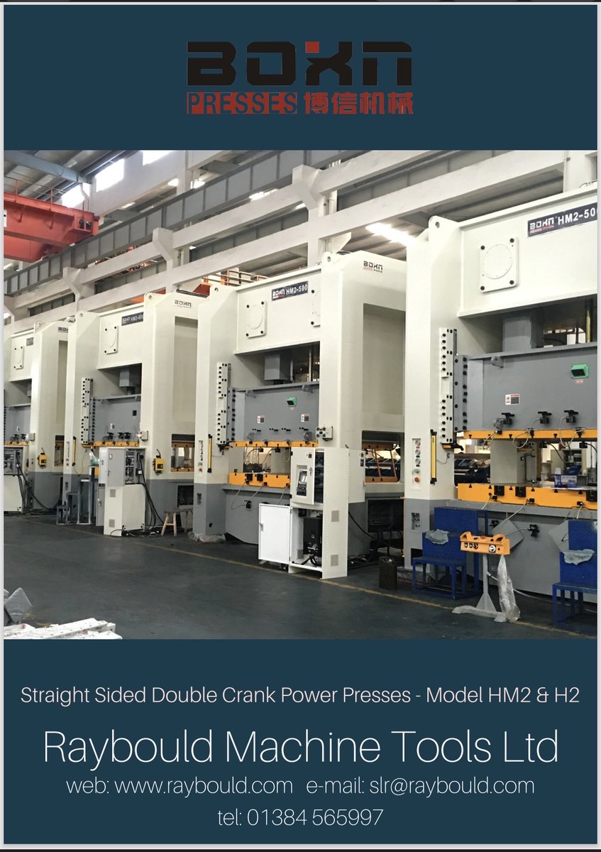 RaybouldLtd's tweet photo. New Boxin Straight Sided Twin Crank Power Presses - https://t.co/Rh03I2SQQe https://t.co/OsuqsR2IRK