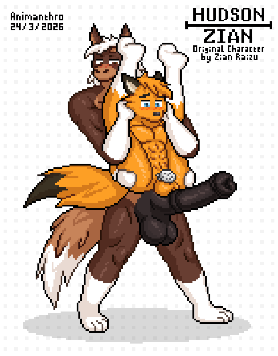 animanthro's tweet photo. #2 Pixel Art Commision for @ZianRaizu 
(1/2) https://t.co/SPylBNkZcp