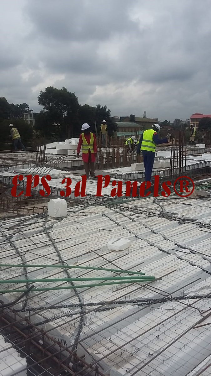 EPS3DPanels's tweet photo. EPS 3D floor act as ribbed slabs, with EPS acting as void formers to reduce self-weight and lower reinforcement requirements compared to solid slabs. The system also incorporates structural mesh within the topping slab, providing crack control and efficient load distribution. https://t.co/aKnJqboovK