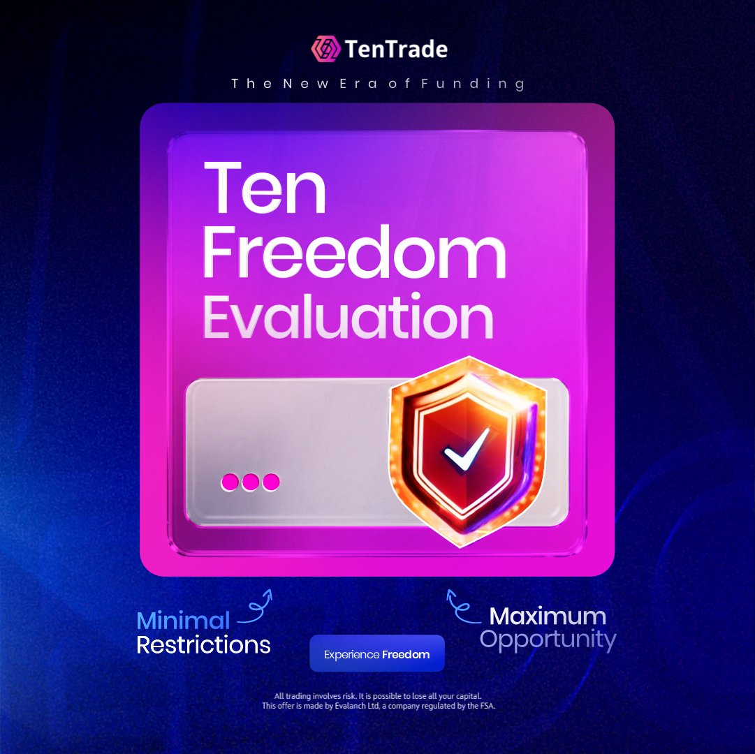 Tentradeafrica's tweet photo. TenFreedom. Trade Freely.😱
Minimal restrictions, maximum potential.
Step into a funding model designed to give you more control and flexibility.
Get started Today!
#TenTrade #tenfreedom #fundedtrader #forextrading #tradefreedom https://t.co/2Y6OCZidOm