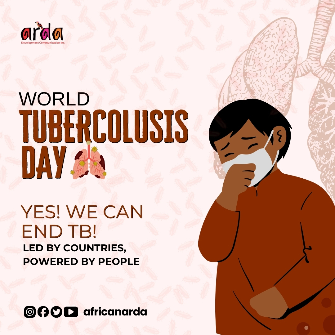 AfricanARDA's tweet photo. Today, we mark World TB Day, a reminder that tuberculosis continues to affect millions of lives, families, and communities around the world.

This year’s theme, “Yes! We can end TB! — Led by countries, powered by people...https://t.co/p1bP60hRF3 https://t.co/Ok27t1YF8r