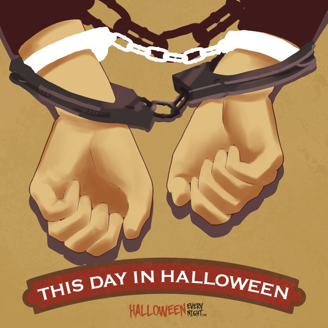Magician and actor Harry Houdini is born Erik Weisz in Budapest in 1874. One of the most famous magicians, he performed escapes for audiences in the U.S. and Europe, later starred in films and exposed spiritualists as frauds.
#thisdayinhalloween #halloweeneverynight