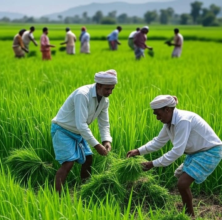airnewsalerts's tweet image. Summer #crop sowing has covered over 42 lakh hectares across the country as of March 20. 

@AgriGoI said that summer sowing has seen strong growth this season, with the total area rising by 15 lakh hectares compared to last year. 

#Rice has been sown over 27 lakh hectares, while