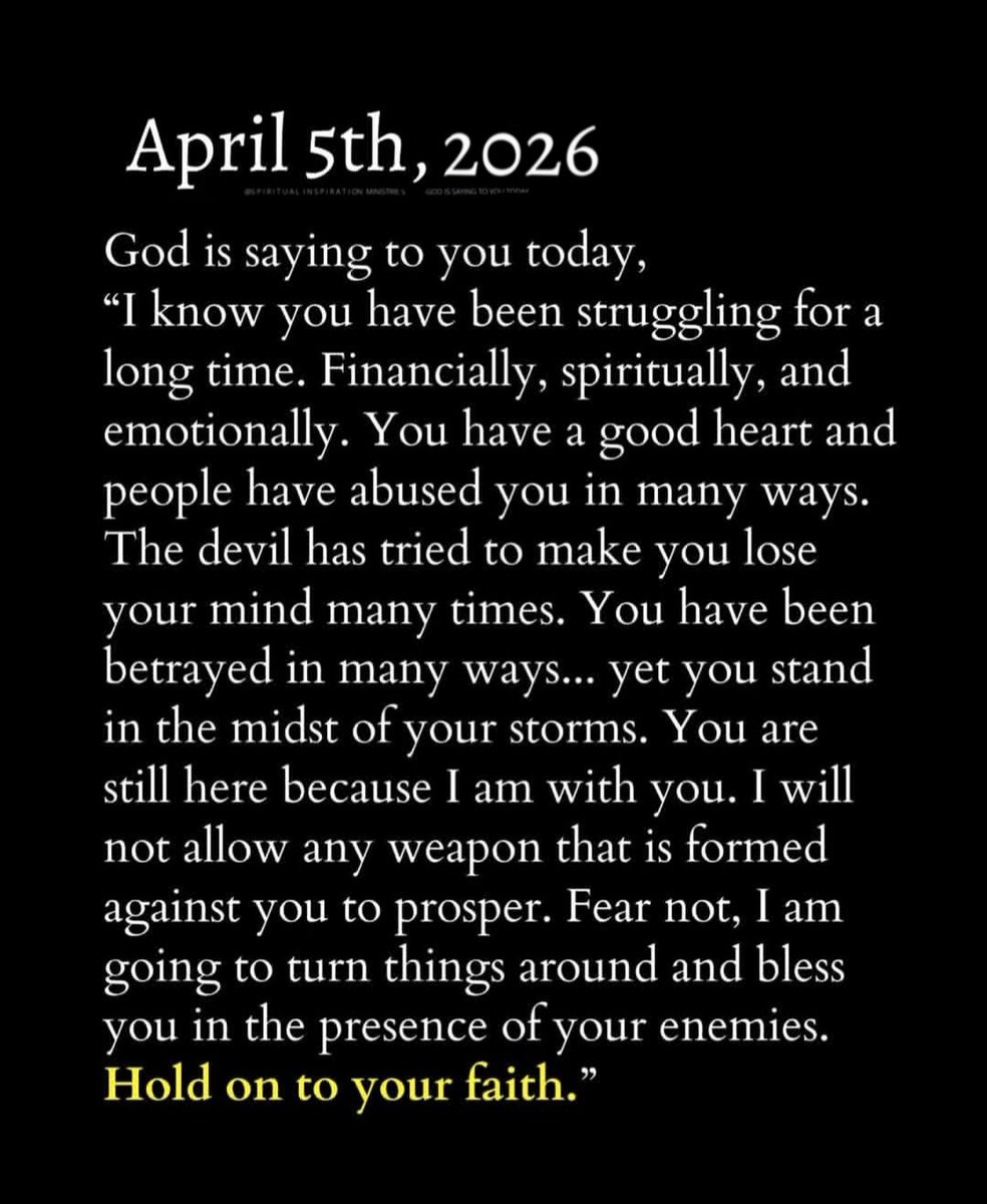 Stay with God tweet media