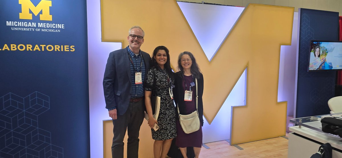 MLabsUM's tweet photo. Our faculty are out in force at USCAP! Swing by our booth for a postcard listing all UM Pathology faculty presentations. #USCAP2026 #UmichPath https://t.co/HCN3yCdEBZ