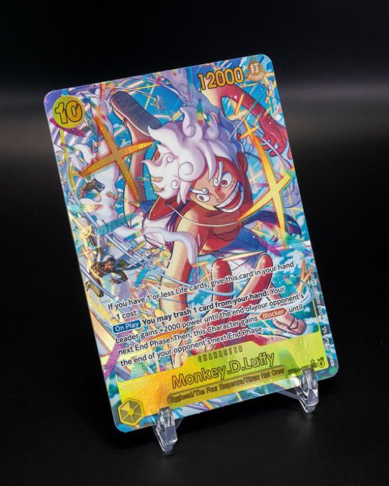 Official in-person look at One Piece OP15-EB04 Adventure on Kami’s island Reveal: Luffy Gear 5 SEC Alternate-Art!!