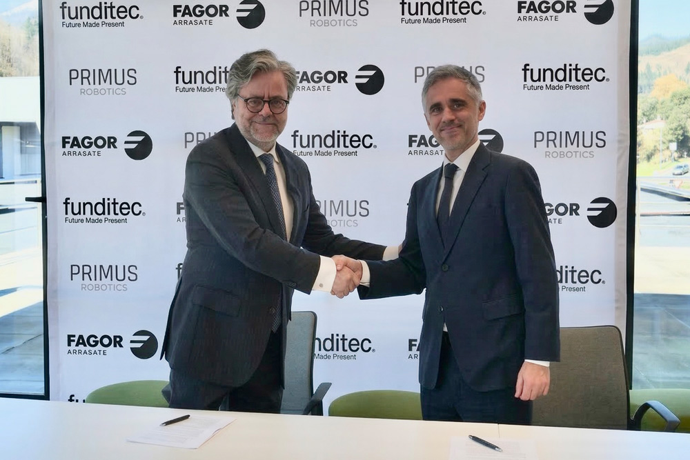 Estrategianet's tweet photo. #FagorArrasate y #Funditec crean #PrimusRobotics, una #joint_venture tecnológica para desarrollar y fabricar #robots #humanoides en Europa
https://t.co/OqHJUiKgWJ https://t.co/6e7Q20qfMQ