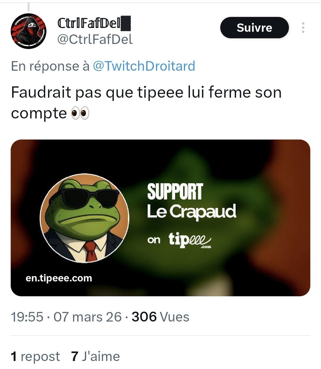 Le Crapaud tweet media