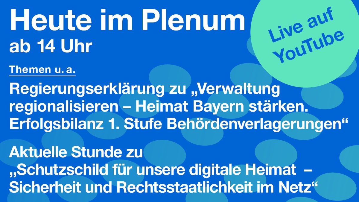 Bayerischer Landtag tweet media