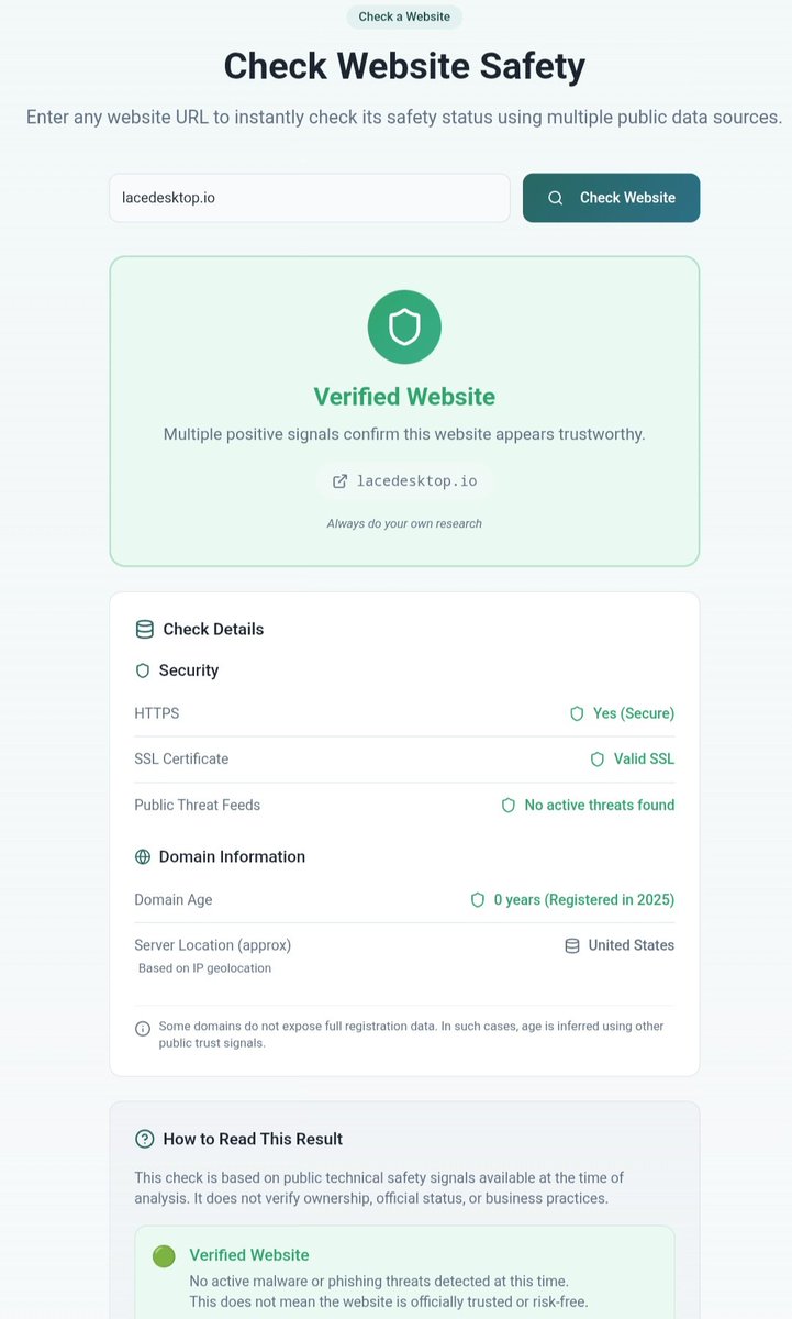 Universal Website Transparency Badge tweet media
