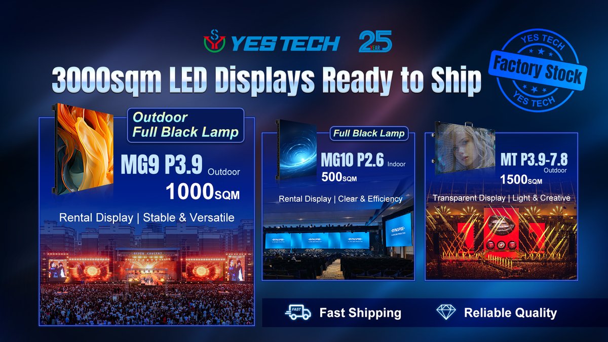 YES TECH led display tweet media