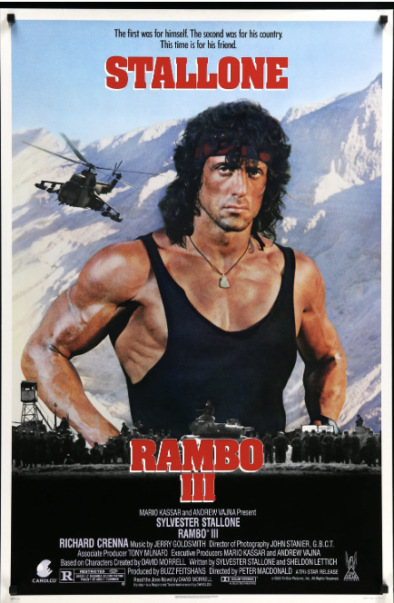 Rambo III is about how Rambo and the US fight with the mujahideen to free Afghanistan