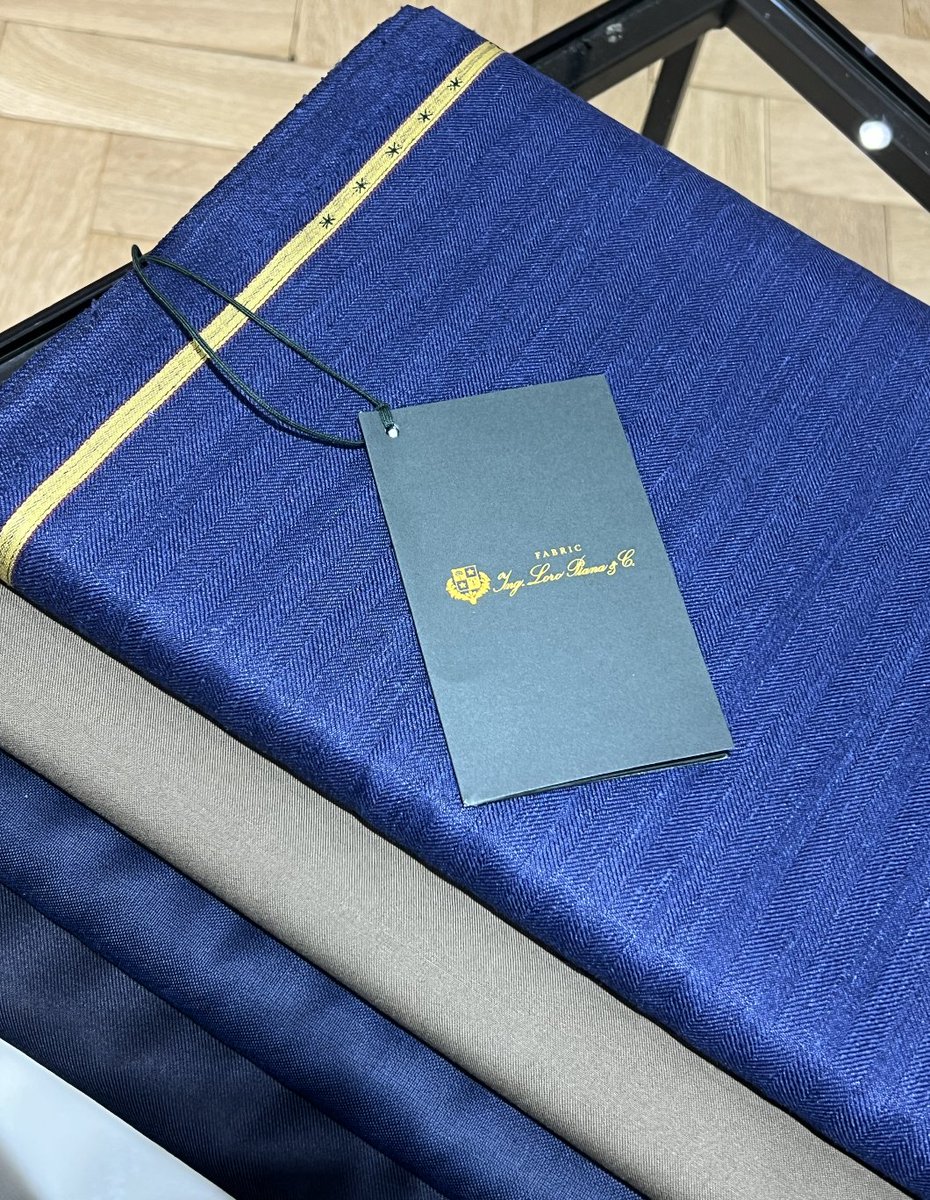 McCannbespoke's tweet image. New Loro Piana arrivals in store.

Mare, World of Colours, Suitmate and Australis are now available for new suit commissions. Ideal for summer tailoring, weddings, business wear and timeless everyday suiting.

Book your appointment.
#bespoke #bespoketailoring