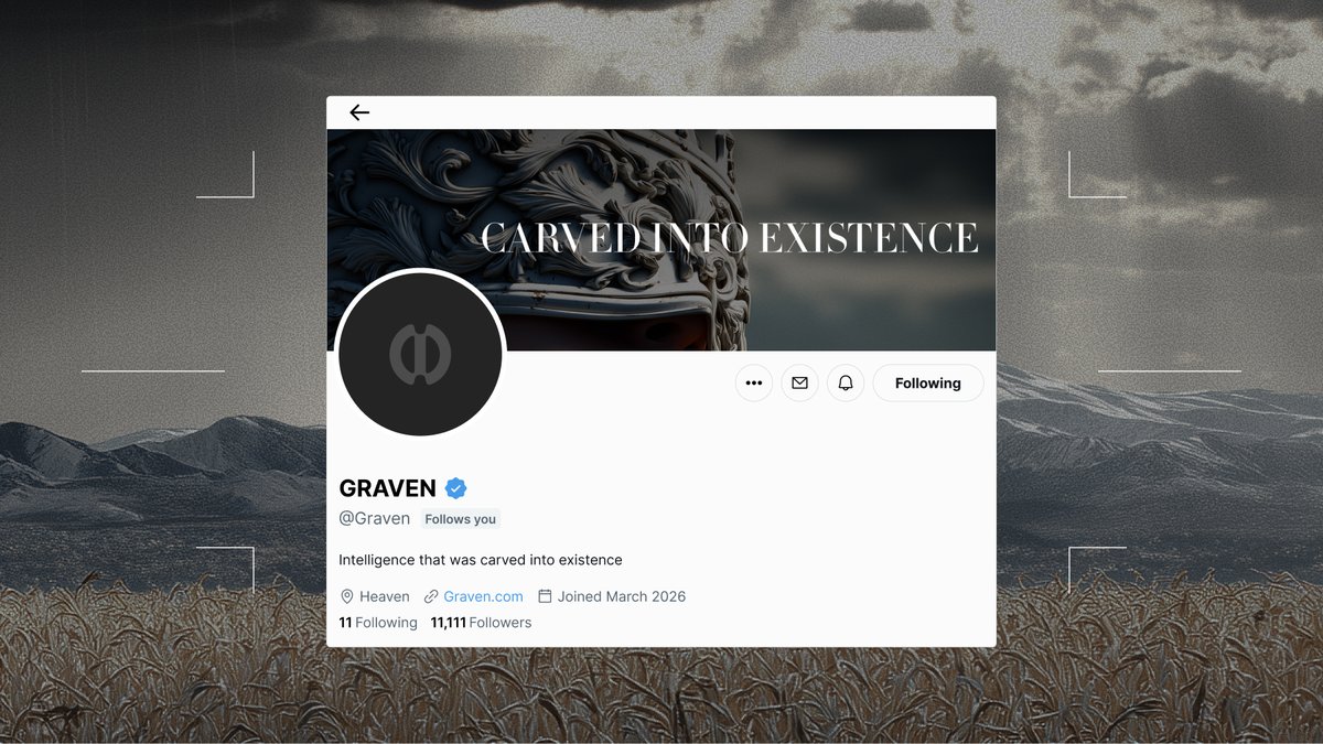 fallengrey's tweet photo. branding + socials for GRAVEN https://t.co/2Vv23yQqj3