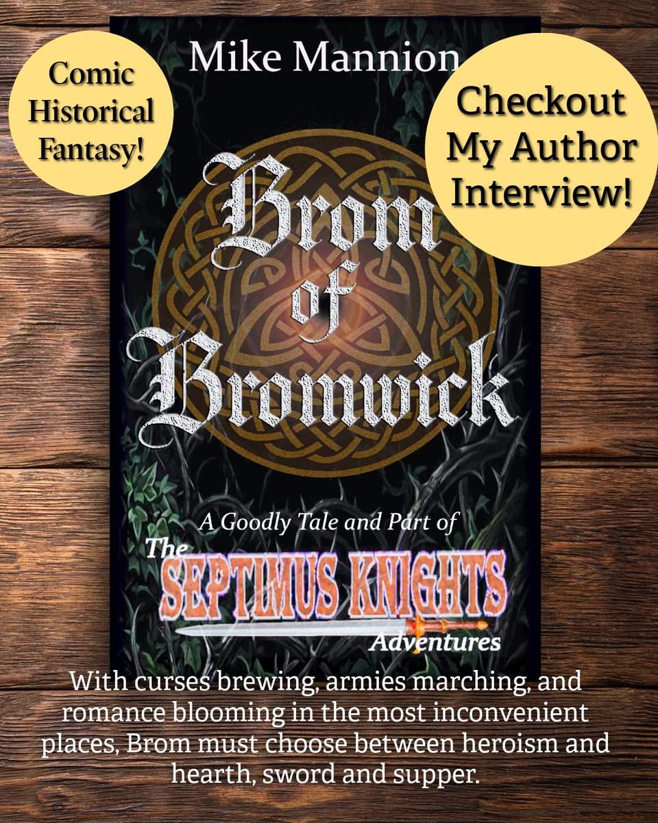 mikembooks's tweet photo. Please check out my author interview with Written Word Media, done for my new Historical Fantasy novel, Brom of Bromwick.
https://t.co/f5V2BWFReZ
#WritingCommunity
#ReadersofX
#ReadingCommunity
#fantasybooks
#books https://t.co/SdtUvlbE6z