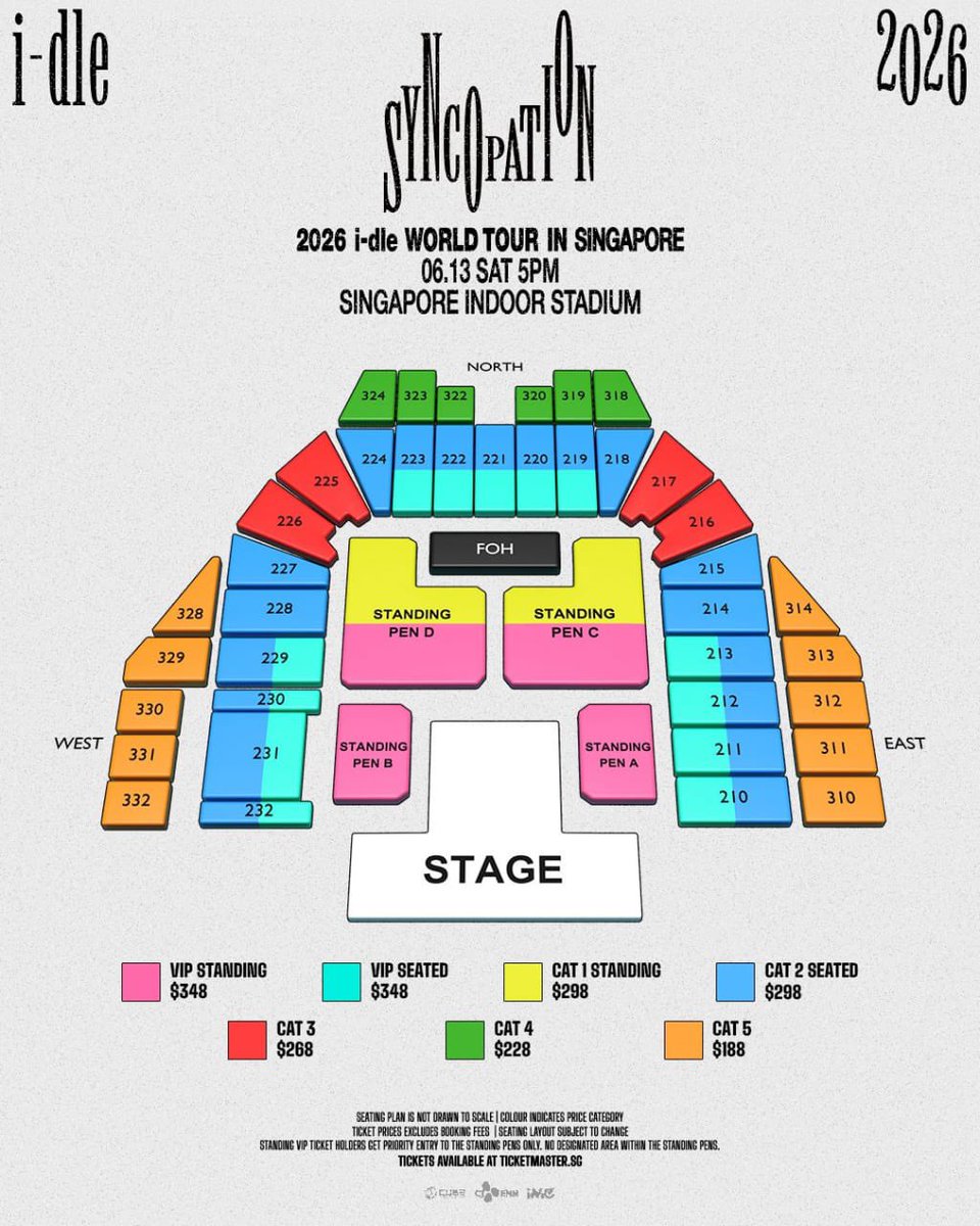 WTS i-dle [syncopation]in SG
1🎫pen c vip 16x

💰Price$358

📩 DM me if interested