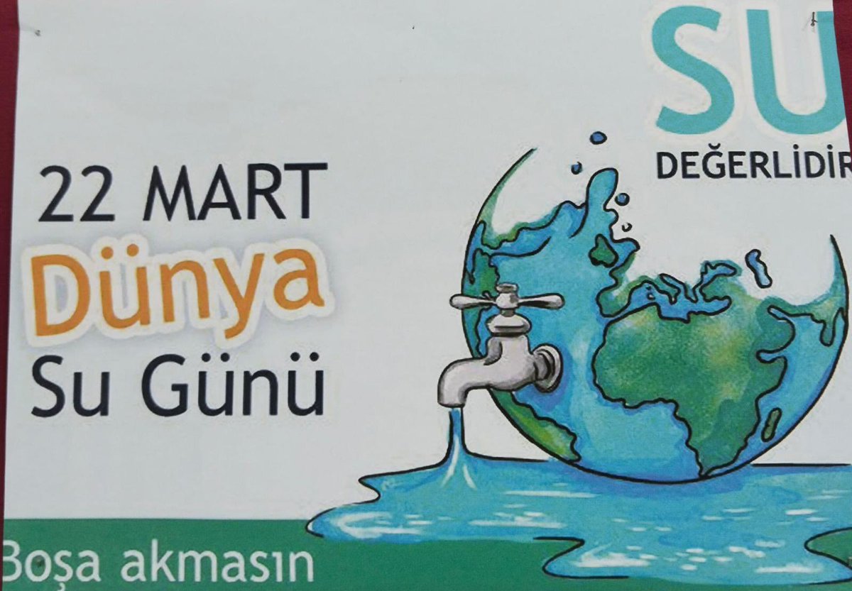 💧 Dünya Su Günü 💧
Su, hayatın en temel kaynağı… Her damlası bir yaşam, bir umut. 
Öğrencilerimizin emekleriyle hazırlanan Dünya Su Günüpanomuz, suyun hayatımızdakiöneminibirkez daha hatırlattı.SosyalYarve Dayanışma K.öğretmenımız G.Karaca’ya ve öğrencilerinizeteşekkürediyoruz.