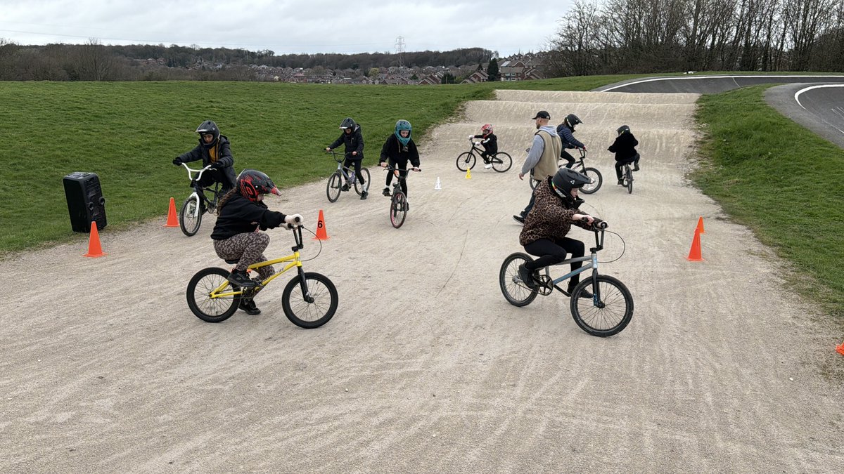 Gavin_Sharp_73's tweet photo. The girls in Key Stage 2 have massively enjoyed their BMX experience thanks to @rotherhamgames week of amazing activities and opportunities as part of #RotherhamGirlsWeek2026 @YourSchoolGames They can't wait to return... https://t.co/FZSQnY3lt8