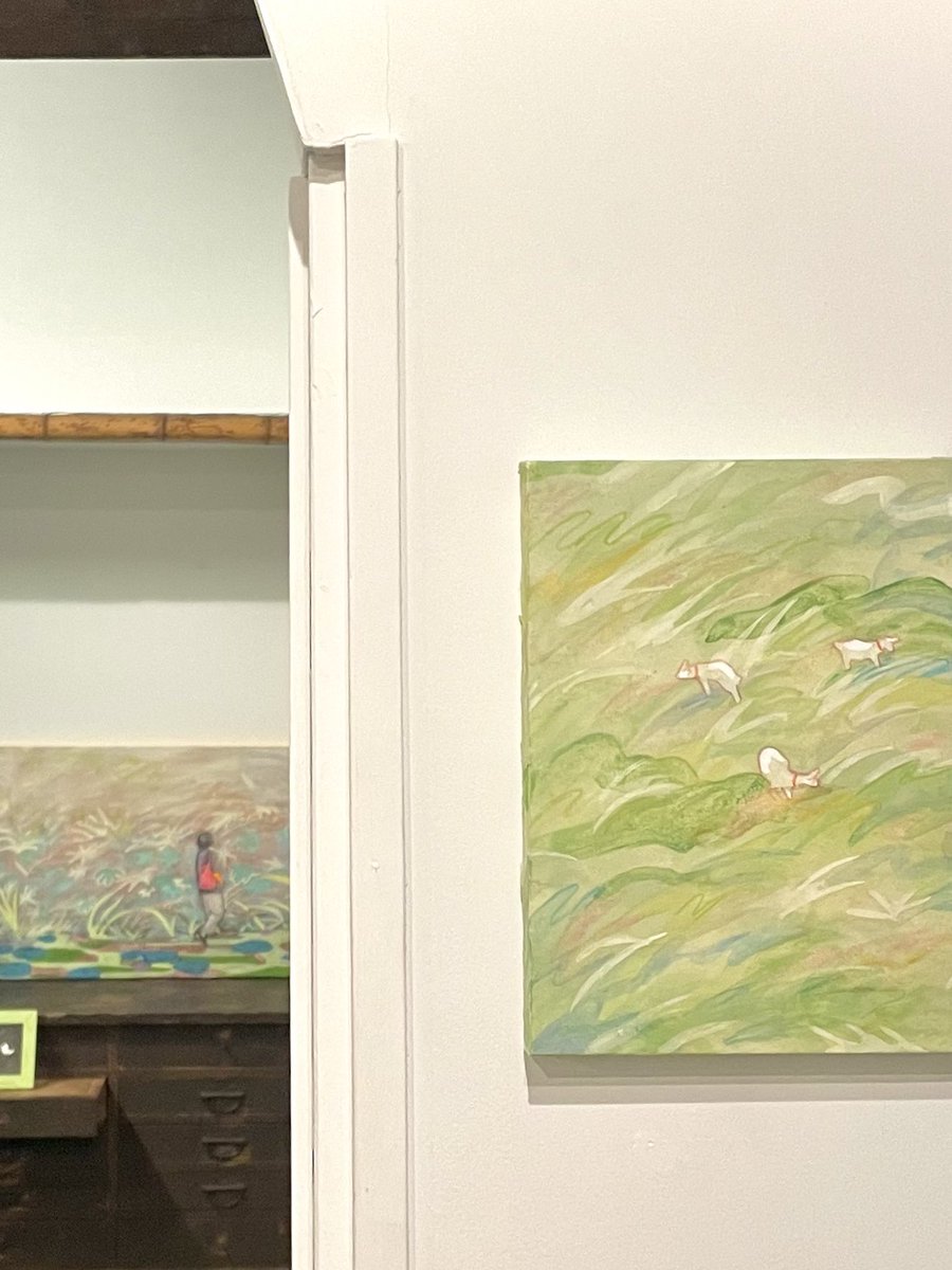 搬入してきました〜展示明日からです！
よろしくお願いいたします🤲🌷