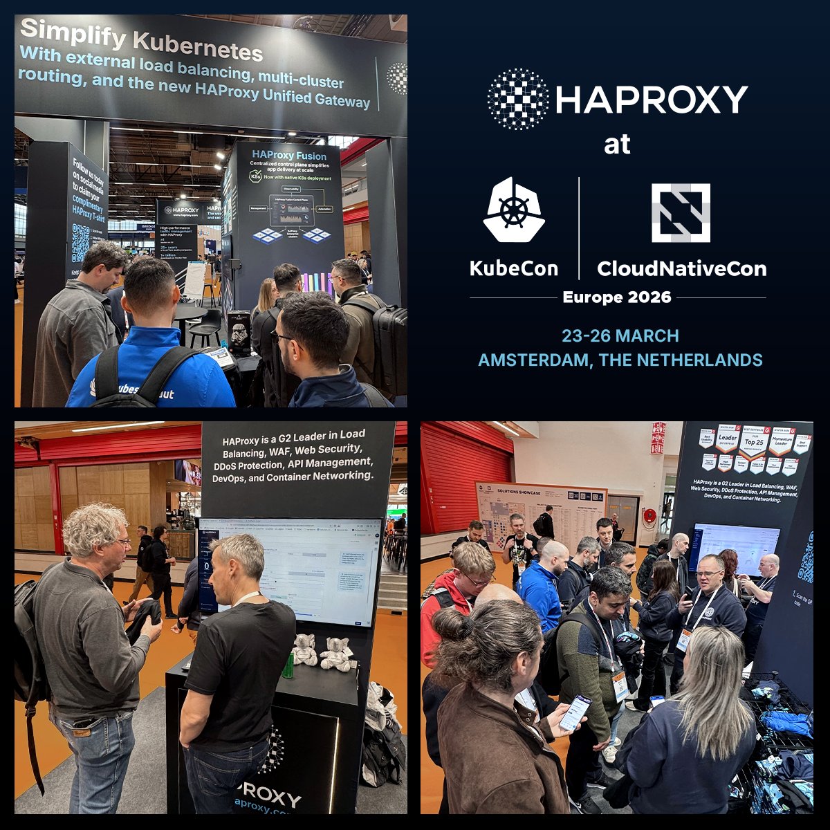 And we are live at KubeCon Europe 2026! 🔥 Here's what we have in store ...