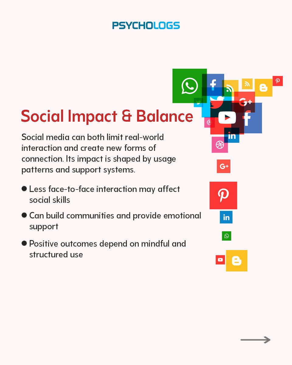 PsychologsIndia's tweet image. Early exposure during critical developmental years can shape attention, emotions, and identity in lasting ways.

psychologs.com/the-psychology…

#SocialMediaPsychology #ChildDevelopment #AdolescentMentalHealth #DigitalWellbeing #ScreenTimeAwareness #YouthAndTechnology