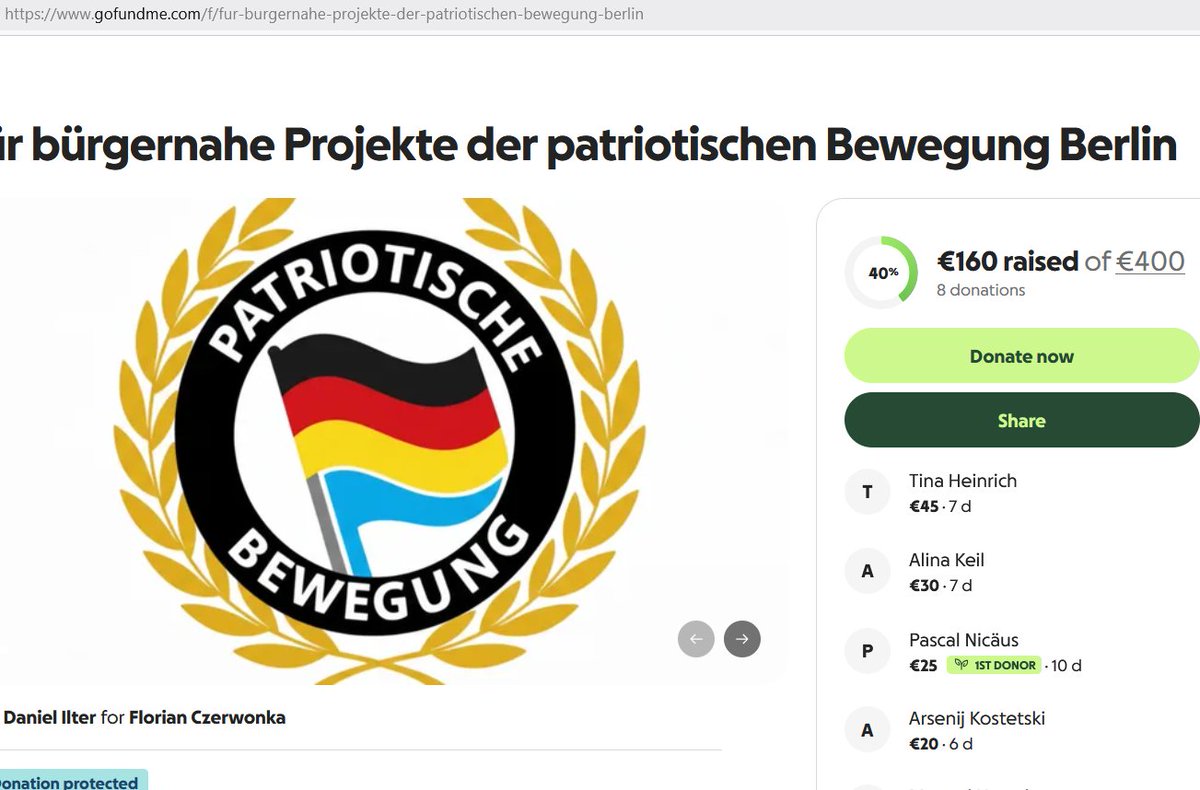 Rechercheplattform zur Identitären Bewegung tweet media