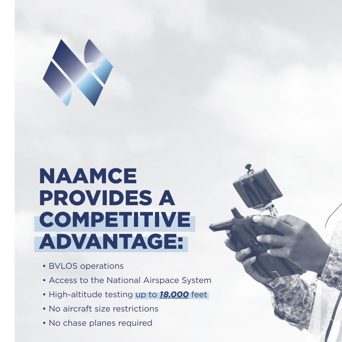 naamce's tweet photo. Test where your aircraft will actually operate.

BVLOS in the NAS
Up to 18,000 ft
No aircraft size restrictions
No chase planes required

Operational realism accelerates certification readiness.

#eVTOL #UAS #AAM #JobsOhio #CityofSpringfield https://t.co/vgSIEBWPnU
