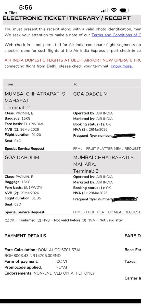 AkkiChit's tweet photo. @airindia @DGCAIndia @PMOIndia @timesofindia @republic @TataCompanies 

HELP! AirIndia has reached new levels in customer care and quality of service.

Pre-booked seats reallotted without any intimation, and now they want my 3 year old child to sit alone between strangers https://t.co/QIjsuf9m0u