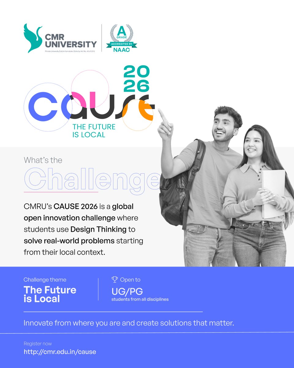 CMR University tweet media