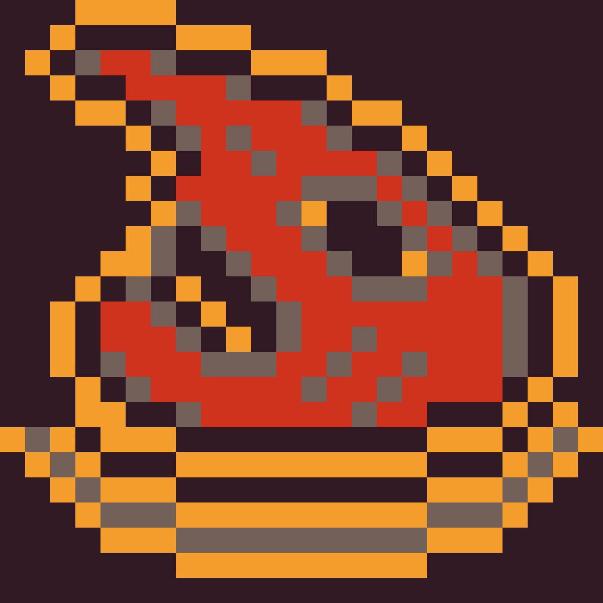 RikOclon's tweet photo. Demon Fish #19 is Gobbo! 
👿🎣☠🧭

Based on a goblin shark.. There are some gnarly lookin fish out there! 👀
#pixelart #gameboy #homebrew #gbc https://t.co/30gho7SAX4