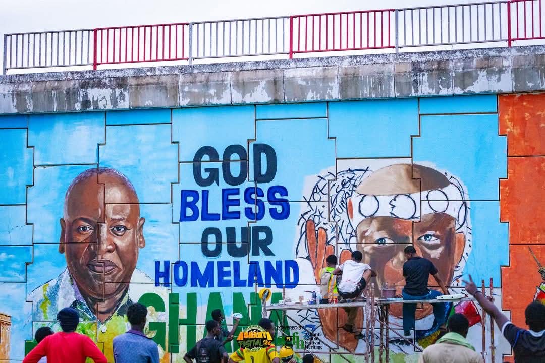 nabee_tv's tweet photo. #Active!
Beautiful pictures from the Street Art Festival 
#AshantiFest2026 https://t.co/aHwy47l297
