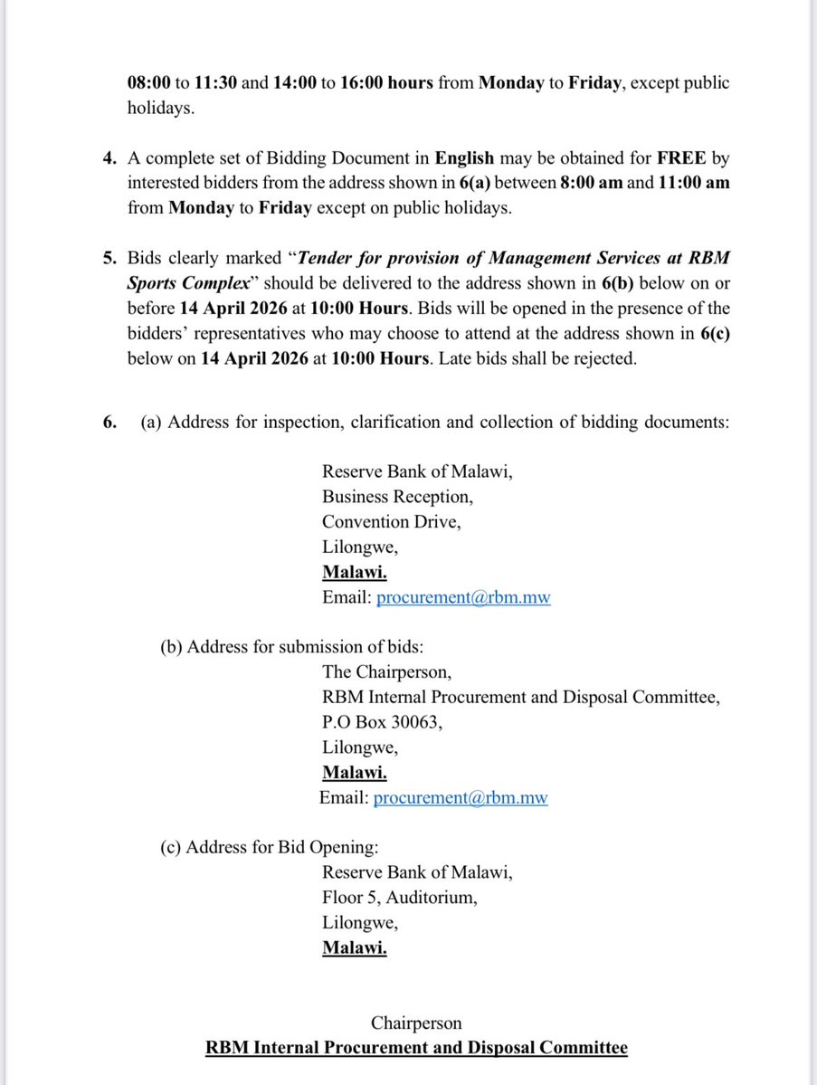 ReserveBankofMalawi tweet media