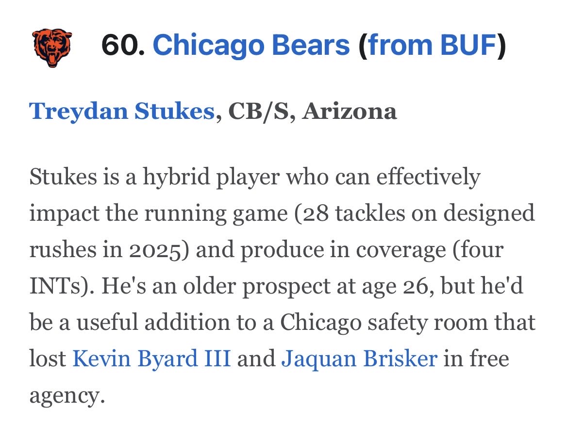 Chicago_NFL's tweet image. Field Yates gave these three players to the Bears in his mock draft today on ESPN. #DaBears #NFLDraft