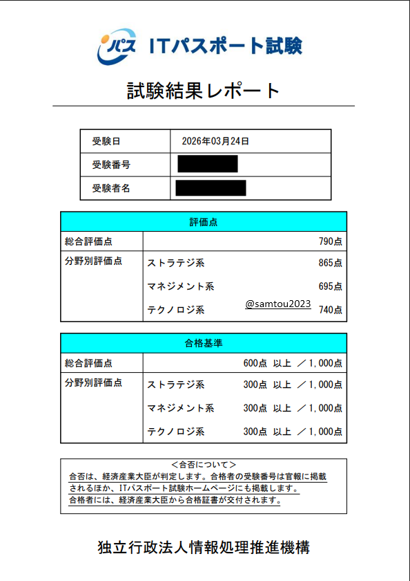 ITパスポート合格した🙌
基本情報もがんばる
