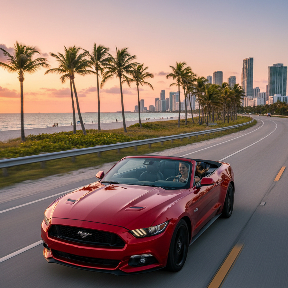 MiaConvertibles's tweet image. Top-down + salt air = perfection. Day 1: Everglades loop at dawn, quick beach stop at South Beach for photos; sunset playlist: Miami Vibes. Day 2: Cruise US-1 to Key Largo in a Mustang.  wix.to/Q52FouZ #MiamiRoadTrip #ConvertibleLife