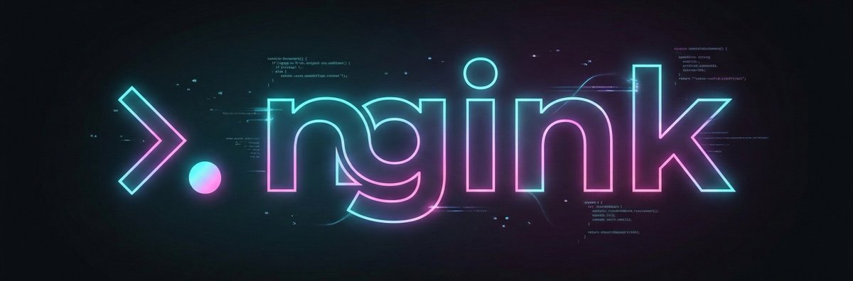 Sankalan47's tweet photo. I just shipped something weird. And I'm kinda proud of it. 
⚡️Ngink — Angular components that render to the terminal, powered by Ink. Here's what that actually means 👇

Angular devs love components, signals, DI, and reactive templates.CLI tools are usually raw Node.js spaghetti.What if your CLI looked like this instead?

```
@Component({
  template: `<Text [bold]="true" [color]="'green'">Hello, Terminal!</Text>`
})
export class AppComponent {}

bootstrapCli(AppComponent);
```

Clean. Typed. Angular. ✨

Under the hood:
✅ Custom Renderer2 implementation 
✅ Signals-powered keyboard input 
✅ Full DI — InputService, FocusService, TerminalService 
✅ @if / @for structural directives just work 
✅ Headless testing with renderCli()No hacks. Real Angular. Real terminal.

The hardest part? React hooks can't be called from Angular. So each feature area secretly mounts a React component internally and bridges the results into Angular services.Angular on the outside. React whispering underneath. 🤫
npm install ng-ink📦 
https://t.co/lS9fSlxZnn ⭐ https://t.co/Y0BVMbLQHD a ⭐ if this made you liked it!
#Angular #CLI #OpenSource #TypeScript #NodeJS #TerminalUI #BuildInPublic #DevTools #React #Webdev